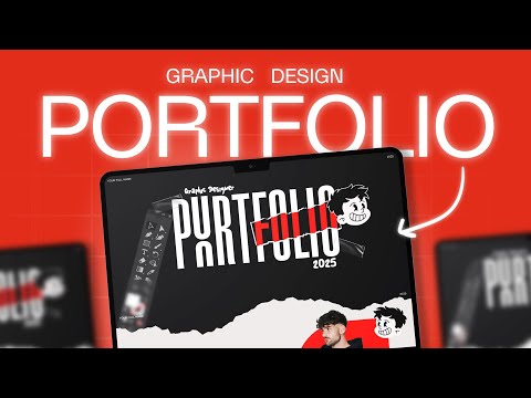 How to create a Graphic Design PORTFOLIO in 2025 | Step by Step Guide 2025!