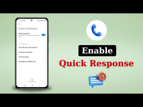How to Enable Quick Response on Any Android Phone