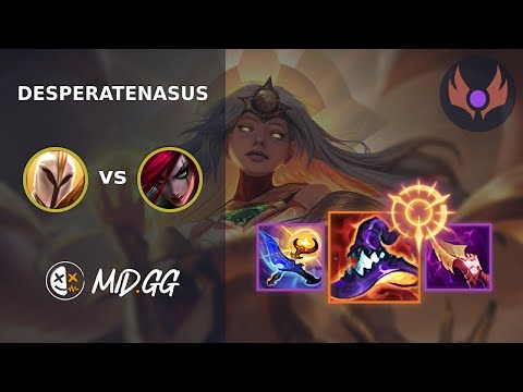 MID.GG: [ DesperateNasus ] Kayle MID vs Katarina | EUW MASTER | LOL Season 2025