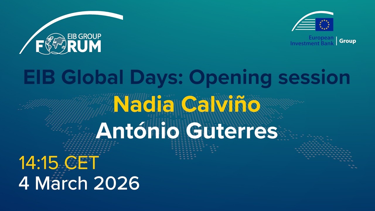 EIB Global Days: Opening session