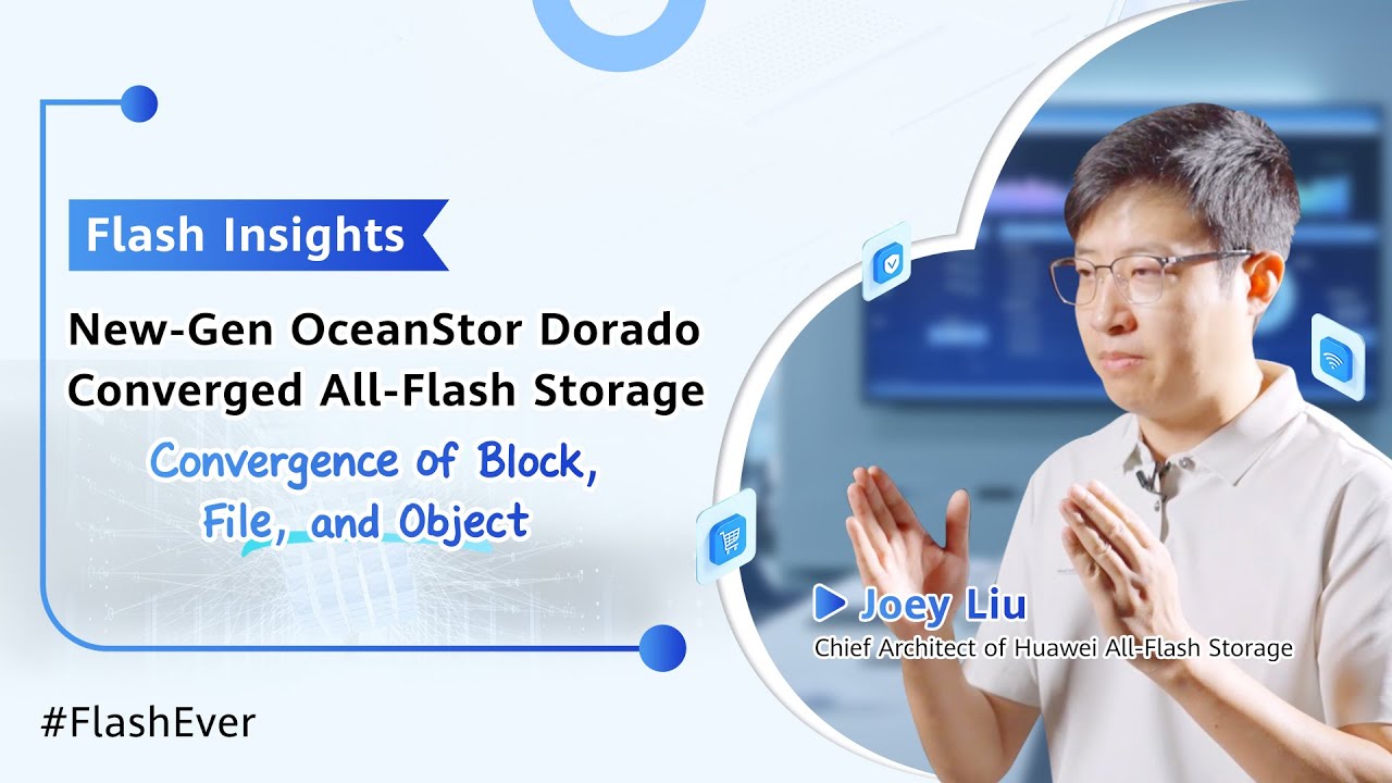 #FlashEver-New-Gen OceanStor Dorado Converged All-Flash Storage-Block, File, and Object Convergence - YouTube