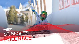 St. Moritz | BMW IBSF World Cup 2021/2022 - Women's Skeleton Heat 2 | IBSF Official
