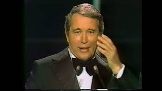 Perry Como receives the 1979 American Music Award of Merit