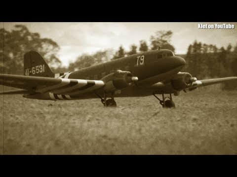 dh-tiger-moth-and-c47-at-tokoroa-airfield