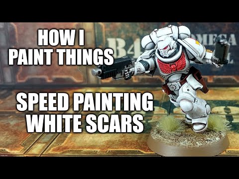 Speed Painting White Scars - How I Paint Things