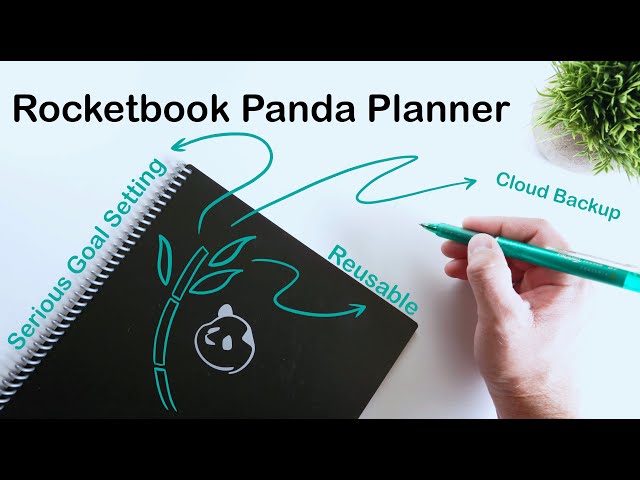 Video teaser for Insane Goal Planning: Rocketbook Panda Planner