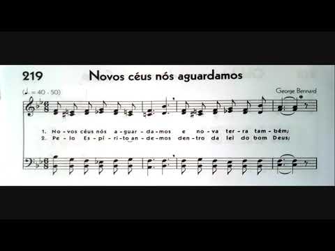 Hinário 5 CCB - Hino 219 - Novos céus nós aguardamos - Strings - Teclado Yamaha PSR S670