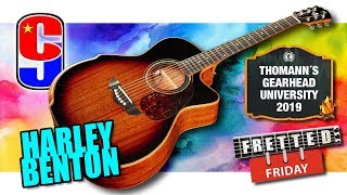 Video thumbnail for Harley Benton ALL Solid Acoustic (CLG-650SM-CE VS) by CGS