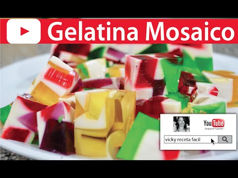 GELATINA DE MOSAICO | Vicky Receta Fácil Video