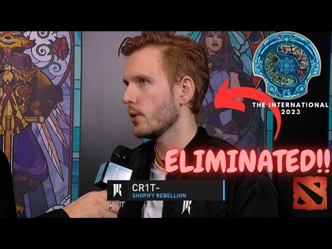 SR Crit Interview!! After Eliminated Form The International 2023 vs TSM - The International 2023