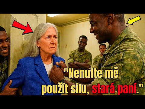 „Varovala jsem vás — jsem mistr bojového výcviku mariňáků! Vojáci netušili, kdo stojí před nimi.“