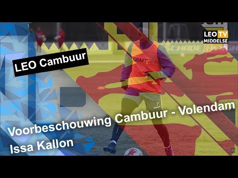 Voorbeschouwing Cambuur - Volendam: Issa Kallon