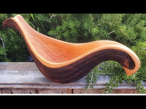 No Lathe Bowl | Power carved wooden bowl