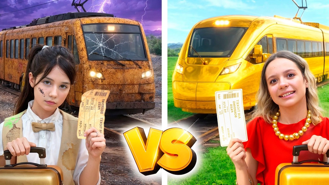 1$ vs 1 000 000$ Train Challenge