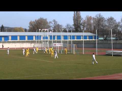 1.gól (Gašpar) FC Písek - K.Vary