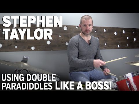 Using the Double Paradiddle Like a Boss - Drum Set Lesson with Stephen Taylor