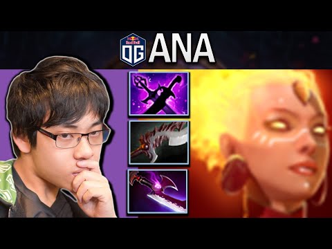 OG.ANA SMURF LINA WITH BASHER AND SILVEREDGE - DOTA 2 7.31 GAMEPLAY