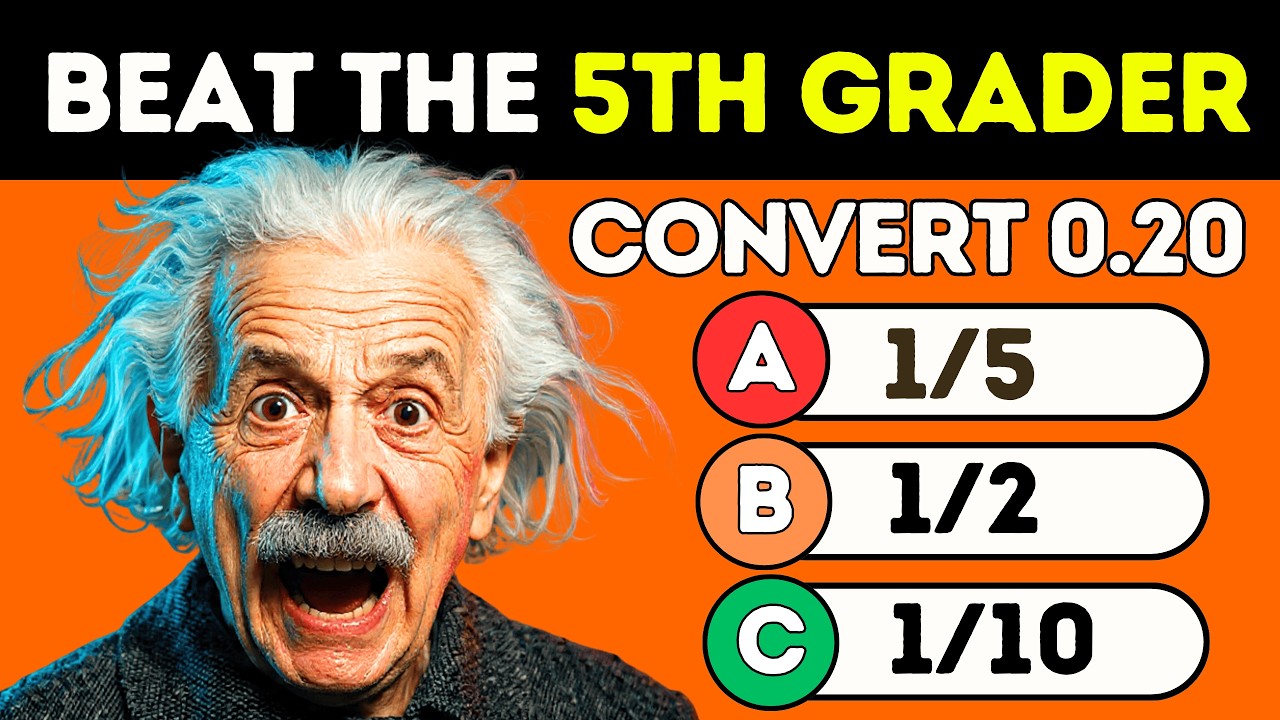 5th Grade Math Quiz | Will You Get 100%? 🎓