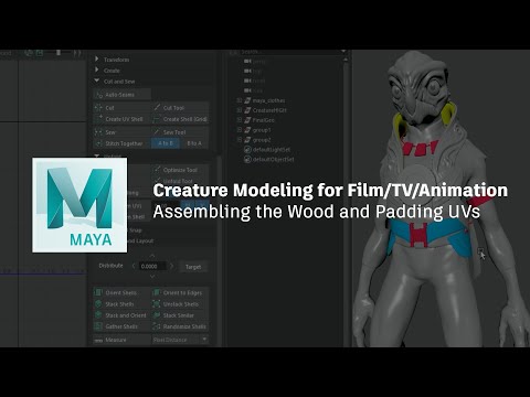 3D Creature Modeling for film with Maya and ZBrush - Lesson 12 / 15