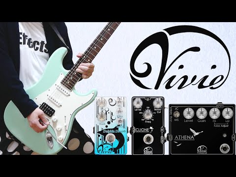 Vivieの売れ筋エフェクターを弾いてみた！ "ATHENA"+"DolphinDeverb"+"CLIONE" 【Pedals Review】