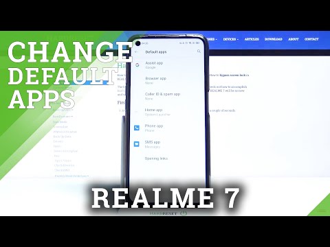 How to Manage Default Applications in Realme 7 – Set Up Default Apps
