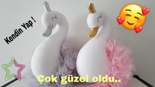 Kuğu duvar süsü/Swan Making/Duvar Büstü 💕