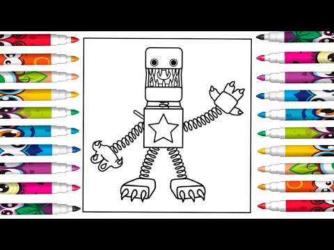 Poppy Playtime Boxy Boo Coloring Pages / Itro and Tobu - Cloud 9 [NCS10 Release]