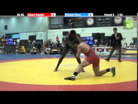 86 KG SF - Robert Hamlin (LVAC) vs. Richard Perry (NYAC)