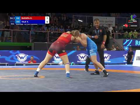 BRONZE MEDAL | WW 69KG | CADET WORLD WRESTLING C'SHIP 2022 | BARMPA N. (GRE) VS VILK V. (CRO) |