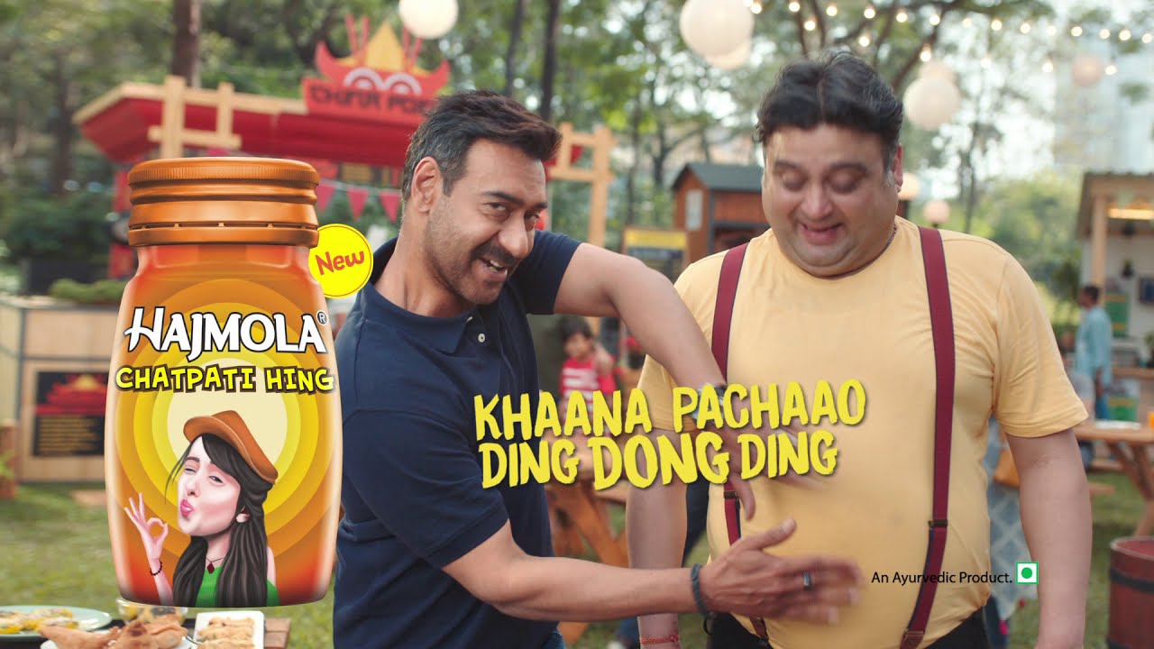 Aajkal Hajmola Hing Ke Charche Lyrics | Hajmola – TV Commercial | Ajay Devgn