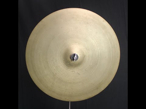 Vintage Zildjian 20" 1960's A Ride - 2880g (video demo) image 3