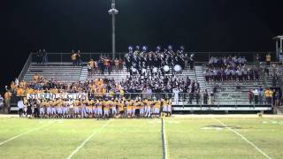 preview picture of video 'DSHS Band Plays Alma Mater After DSHS vs. St. Martinville Football Game 10/22/2010'
