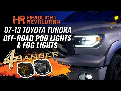 Morimoto 4Banger LED Light Pod Install for the 2007-2013 Toyota Tundra | Headlight Revolution