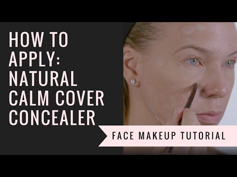 How to Apply our Natural Calm Cover Concealer | Afterglow Cosmetics