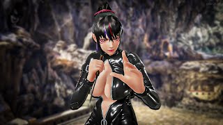 Kunimitsu Borrows Nyotengus Latex Catsuit