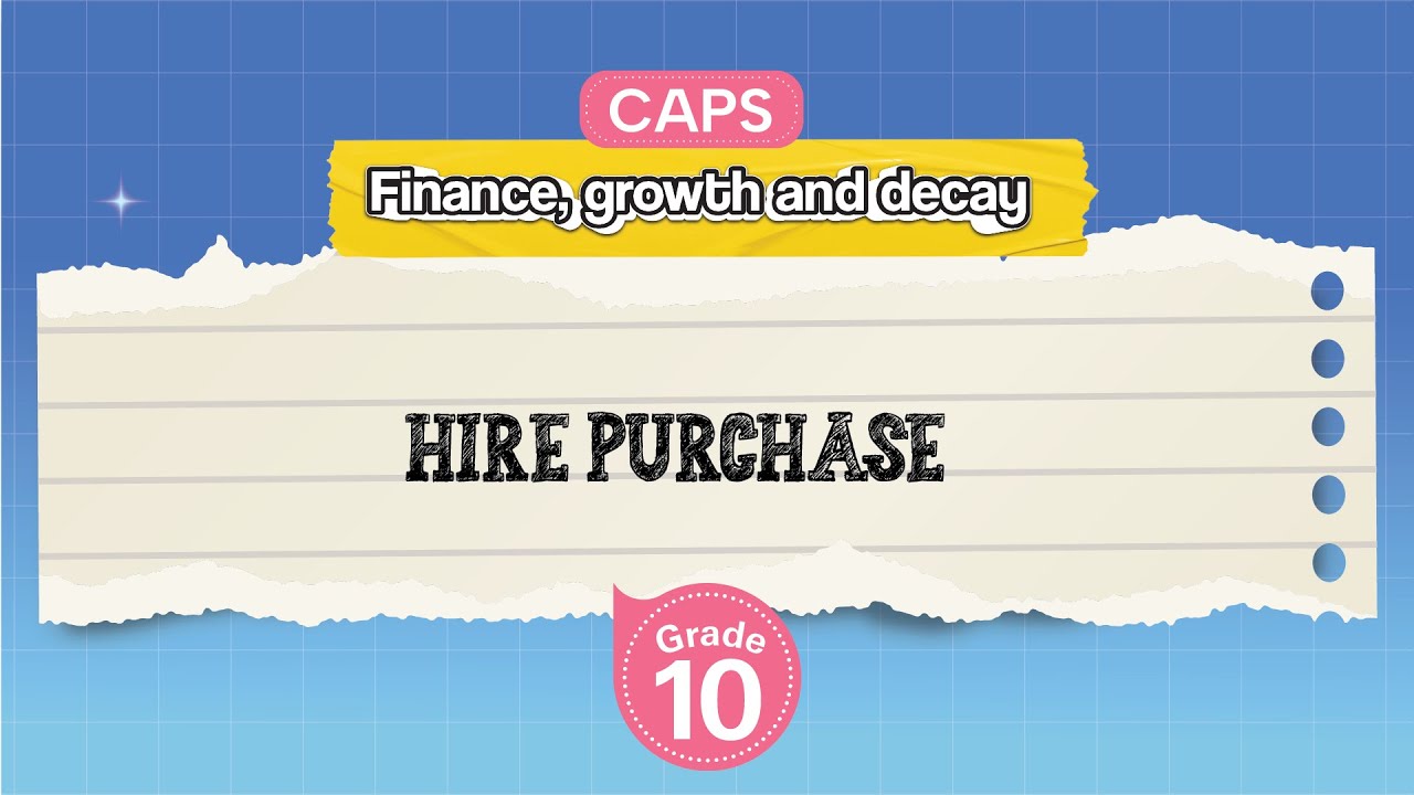 [GRADE 10] Hire Purchase