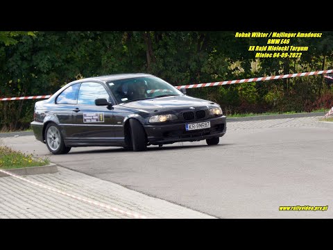 Robak Wiktor / Majlinger Amadeusz - BMW E46 - XX Rajd Mielecki Targum Mielec 04-09-2022