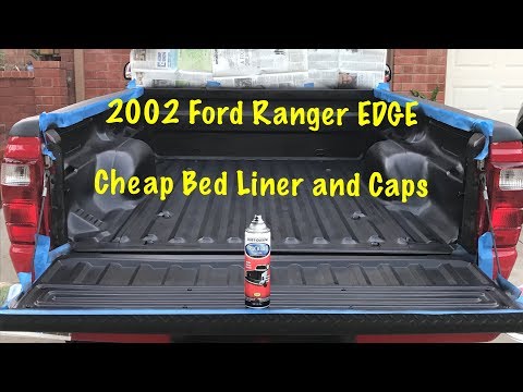 BED CAPS AND BED LINER! [part three] 2002 Ford Ranger EDGE