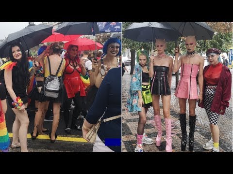 Pride Prague 2019 : a lot of beautiful CZECH women attended the LGBTQ pride