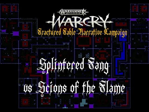 Fractured Fable Warcry Campaign Game 1 - Splintered Fang vs Scions of the Flame