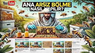 Ana Arısız Bölme Nasıl Yapılır? | Arıcılıkta Güçlü Koloni Yöntemi ( Ar