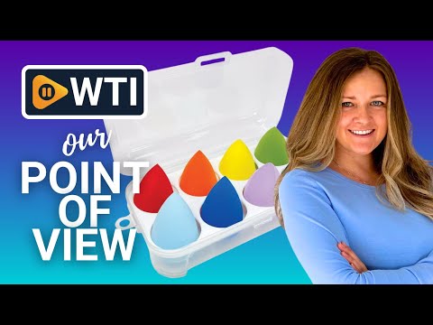 Rainbow Makeup Sponge Set Beauty Blender - 8-Piece Set for Flawless Makeup Application - WTI product video review