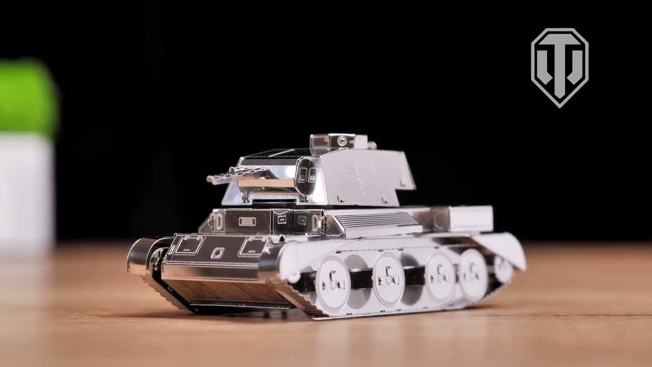 Ocelová stavebnice tank Cruiser Mk III