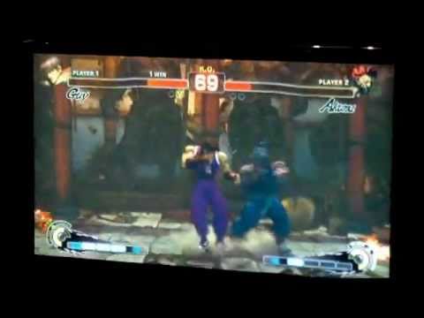 Combofiend ( Guy ) VS JR RODRIGUEZ ( Akuma ) Level | Up SSFIV Wed Night Fights On 06-01-11