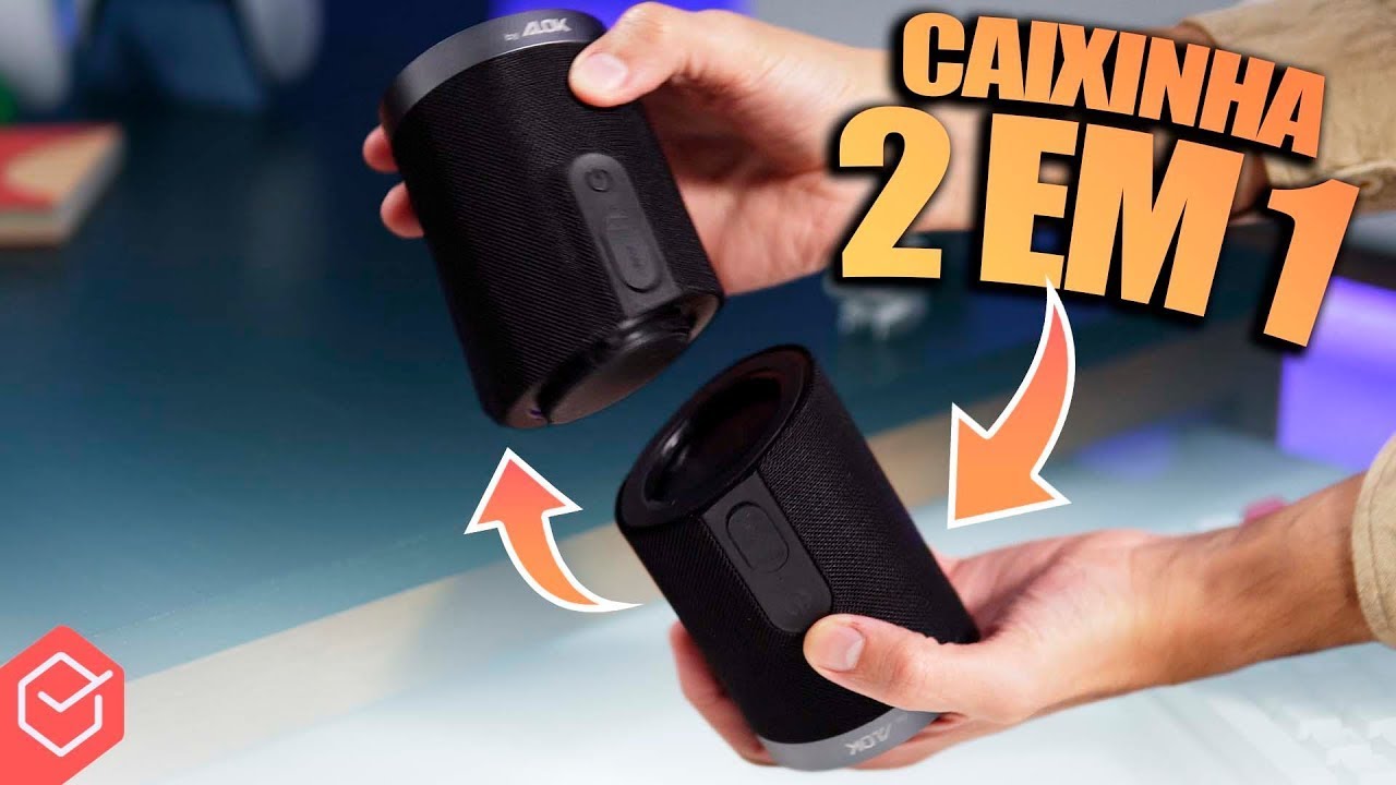 Miniatura da avaliação em vídeo de Caixa de Som WAAW US 200SB DUO Bluetooth 2 em 1