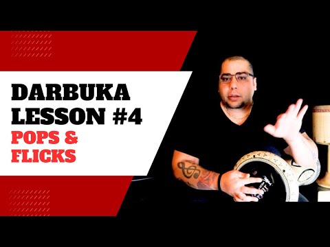 ✅ Darbuka Lesson 4 📚 - Pops and Flicks