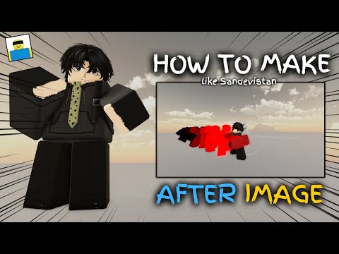 HOW TO MAKE AFTER IMAGES IN JJS SKILL BUILDER LIKE SANDEVISTAN | Jujutsu Shenanigans Roblox