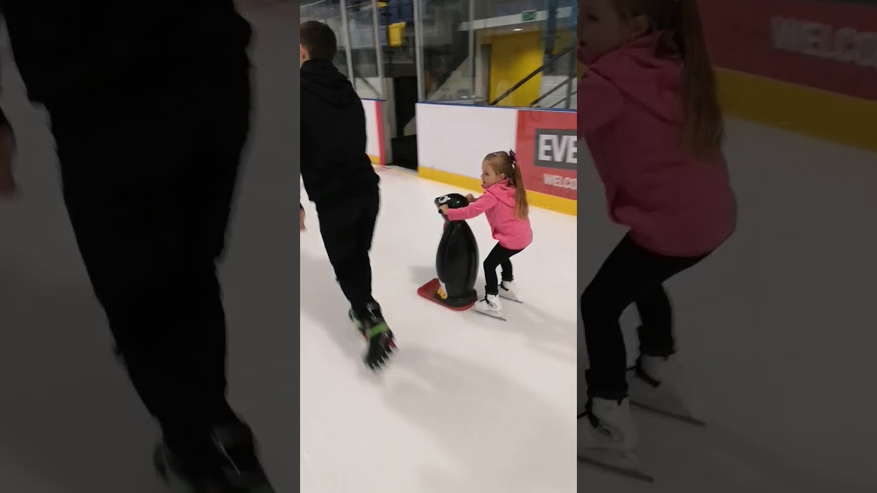 Ice skating with a penguin #mybloopers