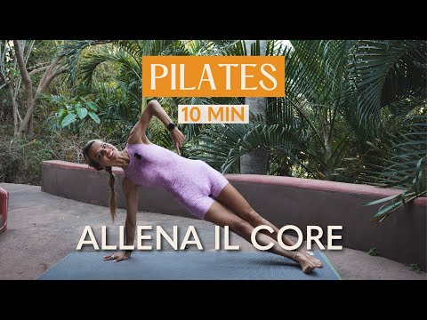 10 minuti di pilates: 4 esercizi per un core forte
