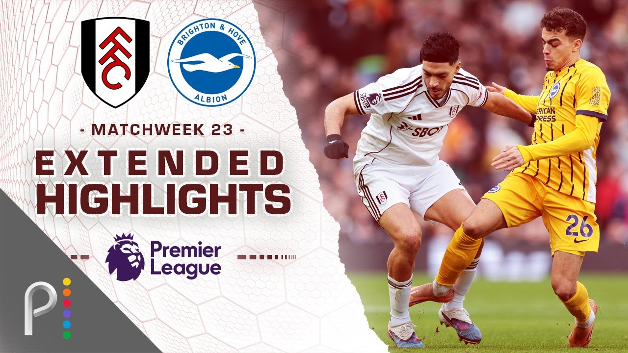 Fulham v. Brighton | PREMIER LEAGUE HIGHLIGHTS | 1/24/2026 | NBC Sports